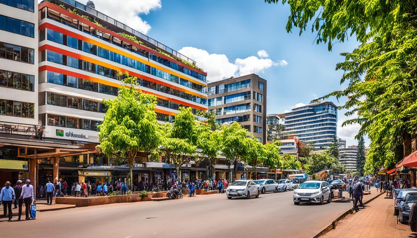 Westlands neighbourhood in Nairobi